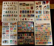320 Briefmarken Rumänien gestempelt, ohne Papier, verschiedene Motive/Werte