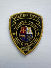 Catawa County Sheriffs Dept North Carolina Police Patch