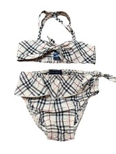 Burberry 2T Girl Swim Set Top/Bottom Sz 2 Designer Runs Small See Measurements