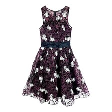 Anthropologie Frock Tracy Reese Silk Floral Sparkle Mini Cocktail Party Dress 0
