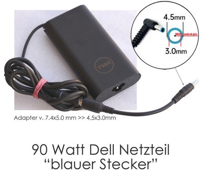 90W DELL NETZTEIL 6C3W2 19,5V 4,62A 4.5x2.9mm INSPIRON VOSTRO OPTIPLEX N157AD