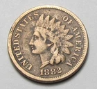1882 INDIAN HEAD CENT,MOST OF LIBERTY, VERY NICE COIN!!!!(A2)