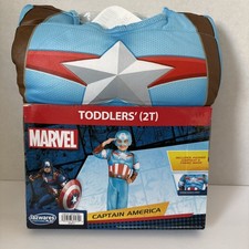 Captain America Marvel Toddler Halloween Dress Up Costume Size 2T