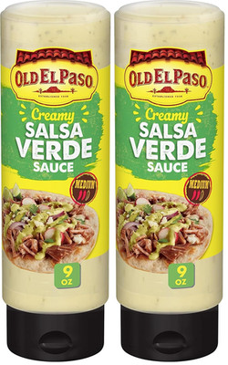 Taco Sauce - Creamy Salsa Verde, 9 Oz. (Pack of 2)