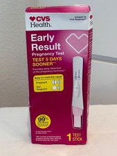 CVS Health Early Pregnancy Test 1 Test Sticks Sealed Free S/H