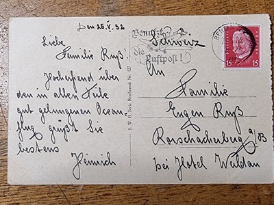 Do X ENDE Atlantikflug PK H.Jäger Flugboot Motorist an Dornier Werkmeister 1932