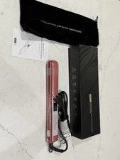 Gloridea Professional Salon Hair Straightener Nano-Titanium Flat Iron,color pink