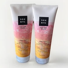 Two SGX NYC Finger Twirl Heat-Free Styling Creams Controls Frizz 7 Fl.oz
