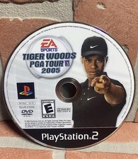 Tiger Woods PGA Tour 05 (PlayStation 2, 2005) DISC ONLY W Clear Case