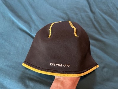 Nike Livestrong Beanie Black Yellow Hat Skull Cap Fleece Therma