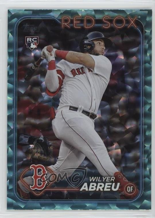 2024 Topps Series 2 Aqua Foil 209/399 Wilyer Abreu #672 Rookie RC o4r