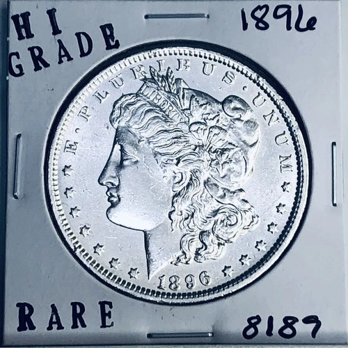 1896 MORGAN SILVER DOLLAR HI GRADE GENUINE U.S. MINT RARE COIN 8189
