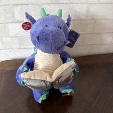 Cuddle Barn Dalton the Storytelling Dragon Animated Plush Talking Reads 5 Tales