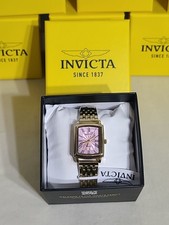 Invicta Wildflower Women's Steel Watch. NEW With Box GOLD. Rose W03