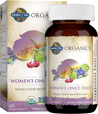 Organics Multivitamin for Women - Women'S Once Daily Multi - Whole Food Multi wi