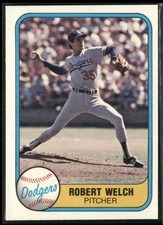 1981 Fleer Robert Welch Los Angeles Dodgers #120A