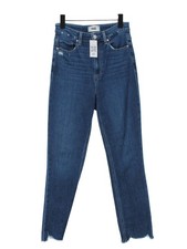 Paige Women's Jeans W 28 in Blue Cotton with Polyester, Viscose Skinny
