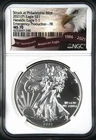 2021 (P) Eagle Heraldic Eagle T-1 Emergency Production - FR NGC MS 70