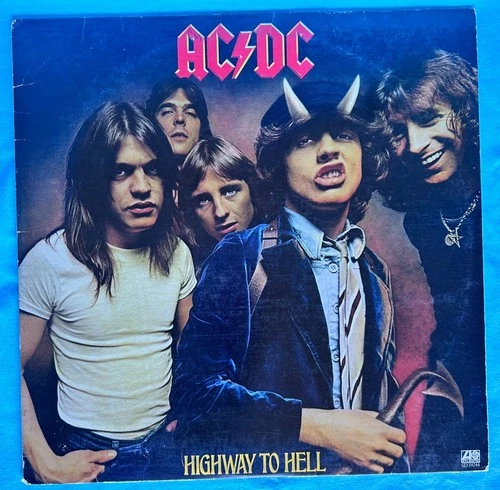 HIGHWAY TO HELL - AC/DC - 1979 LP ATLANTIC SD 19244 1st TH CRC press VG+/VG/VG+
