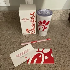 The Original Chick-fil-A 24oz Insulated Tumbler Cup New Limited Edition 