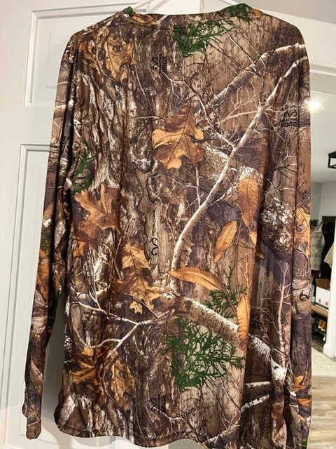 Real Tree By Stachorn Creek Men's Camo Pullover Long Sleeve Shirt Size XL NWT - Image 4 of 4