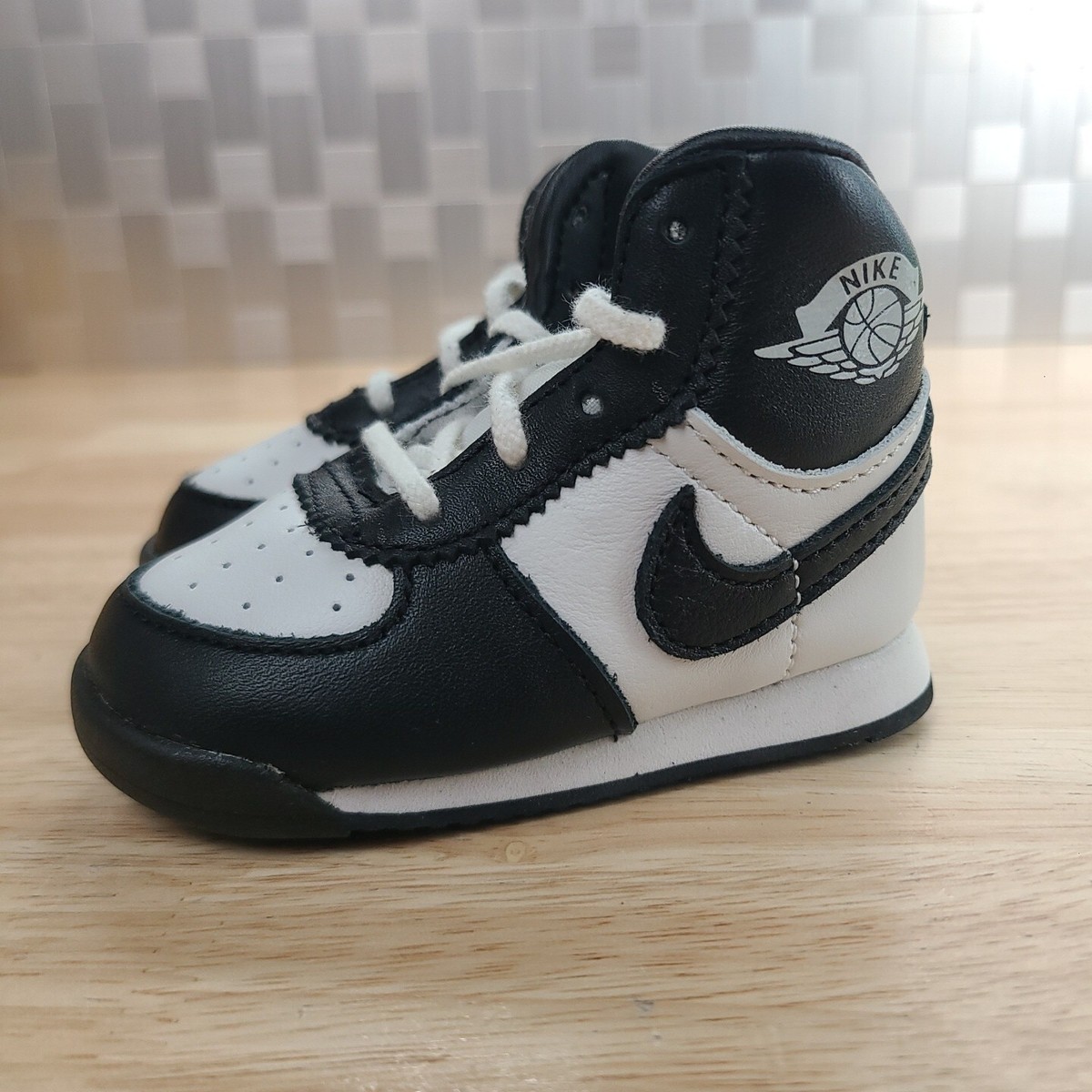 Baby Nike Air Jordan 1 High 1985 '85 TD Black White Panda Baby Nike Air Jordan 1 High 1985 '85 TD Black White Panda