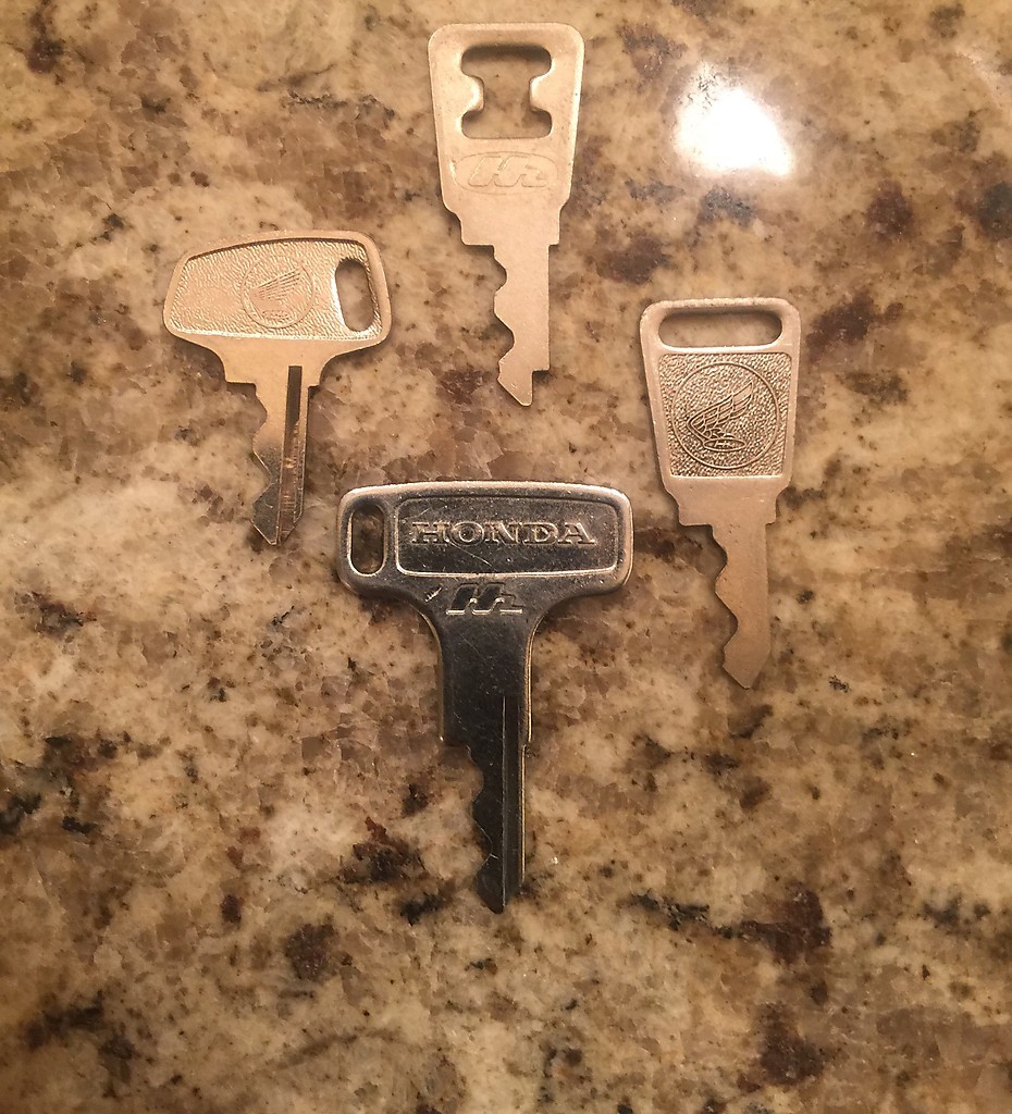 Vintage Honda OEM Factory Pre Cut Motorcycle Key # H5045