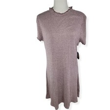 Bebop rib Knit A-Line Burgundy Dress Junior XL NWT