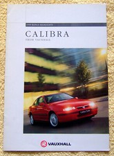 Vauxhall Calibra 1995 Range Highlights,  2.0-8v, 2.0-16v, 2.5-V6, 2.0-16v Turbo