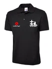 Remembrance Day Lest We Forget Polo shirt Poppy Flower British Armed Forces War
