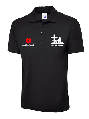 lest we forget polo shirts uk