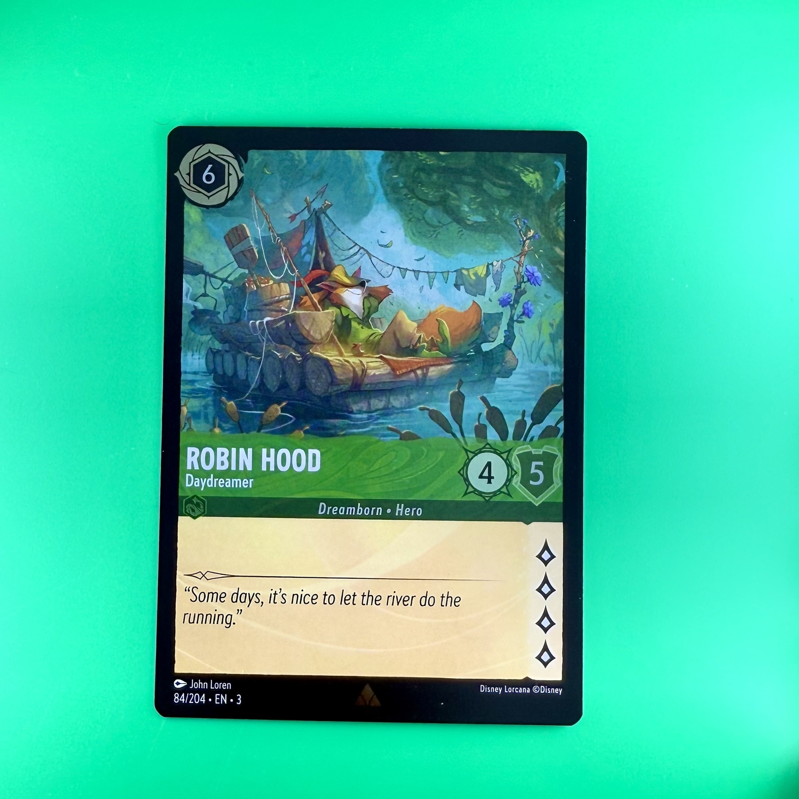Robin Hood - Daydreamer | Disney Lorcana Into the Inklands | 84/204 | NM FOIL