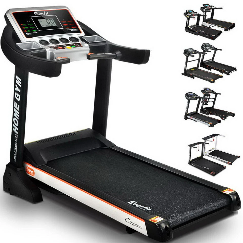 Everfit Electric Treadmill Auto Incline Home Gym Exercise Run Machine Fitness - image 2 of 4