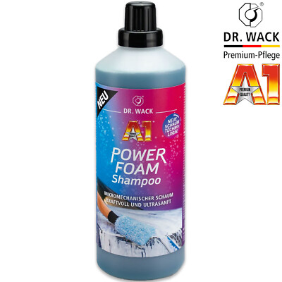 Dr. Wack A1 Power Foam Shampoo Auto Schaumshampoo Reiniger Wäsche kraftvoll 1L