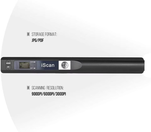 iScan Portable Handheld Scanner 900DPI for Photos, Receipts, A4 Docs JPG/PDF - Picture 4 of 18