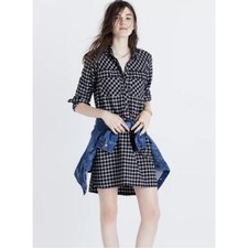 Madewell Women’s Daywalk Shirtdress in Hilldale Plaid-Size Medium