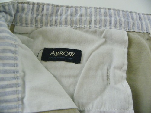 ARROW PLEATED FRONT BOYS' KHAKI PANTS SIZE 18 REGULAR LENGTH 29 INCH - Picture 2 of 8