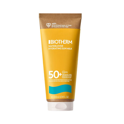 Biotherm Waterlover Hydrating Sun Milk SPF LSF 50 + wasserfeste Sonnenmilch