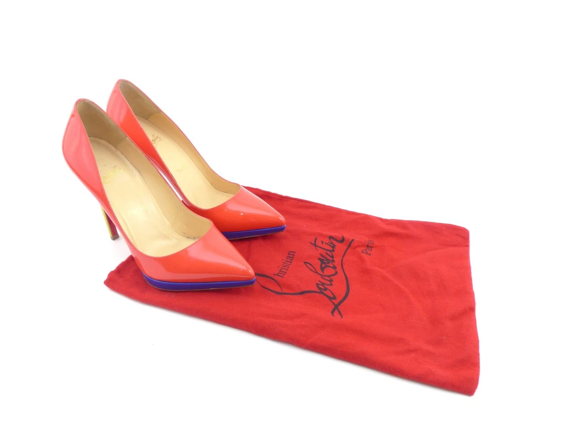 Christian Louboutin Pigalle Plato 120 Poppy/Mimosa ~ UK 4.5 / EU 37.5 / US | eBay