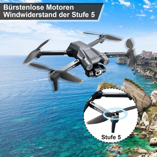 Drohne 4K HD Kamera faltbar Quadcopter GPS Positionierung Luftaufnahmen Drohne - Bild 6 von 21