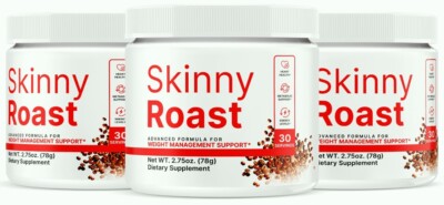 (3 Pack) Skinny Roast Advanced Weight Loss Powder for Energy & Fat Burning