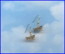 Pitts Aerobatic Earrings Aircraft Airplane 99's Aviatrix Made in the USA