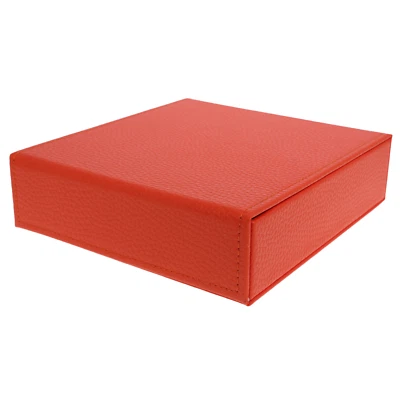 Brillen Organizer Brillenetui Ole Kunstleder für 3 Brillen Brillenbox Orange - Bild 1 von 4