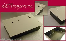 300 x 200 x 60/75 contenitore mobile plastico console pannello alluminio MOX25