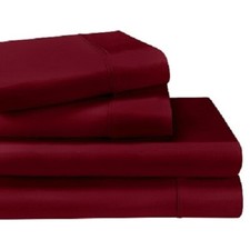 BEST ALL UK-SIZE ALL BEDDING SET | BURGUNDY  SOLID | EGYPTIAN COTTON |