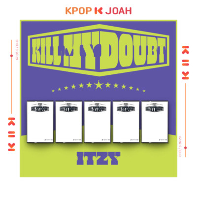 ITZY [KILL MY DOUBT] 7th Mini Album (CASSETTE Ver.) Tape+Book+Card+Poster+etc