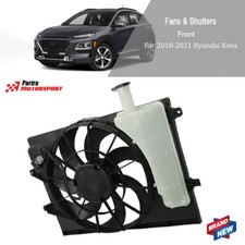 Radiator Cooling Fan Assembly For Hyundai Kona Black 2.0L L4 2018 2019 2020 2021
