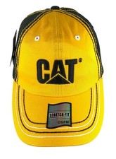 CAT Caterpillar Black Yellow NWT Ball Cap Hat 1/4 Scale Tractor Design Comp 2016