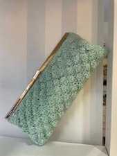 POCHETTE UNCINETTO FATTO A MANO ELEGANTE DONNA 10X14X3