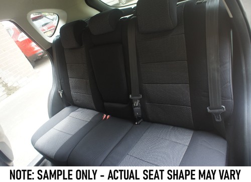 TrueFit Black Seat Covers for Nissan Qashqai Wagon J11 Wagon: 06/2014 to 07/2022 - Picture 5 of 10